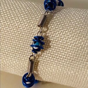 Loire wrapped evil eye bracelet